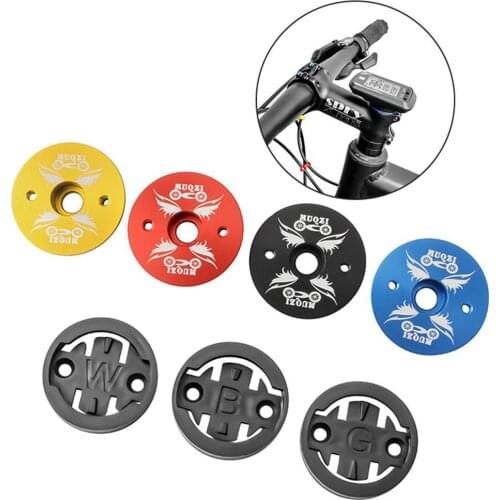 Bike Computer Stem Top Cap for WAHOO Mount Bracket Stopwatch Fixed Holder MTB Road Bicycle Speedometer Base Cycling Accessories