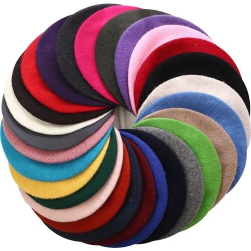 Lady Spring Winter Berets Hat Painter Style Hat Women Wool Vintage Berets Solid Color Caps Female Bonnet Warm Walking Cap