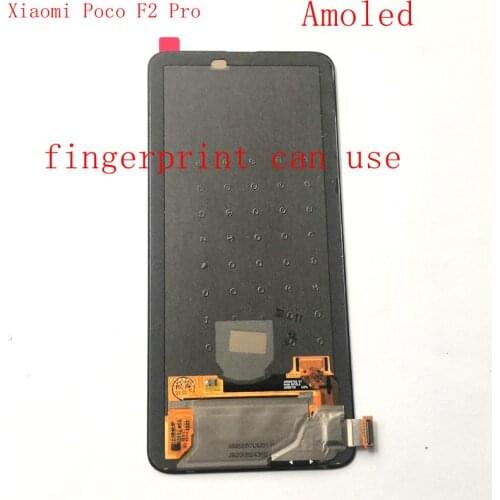 Amoled For Xiaomi Poco F2 Pro M2004J11G Lcd Screen Display WIth Touch Glass DIgitizer Replacement PartS fingerprint use