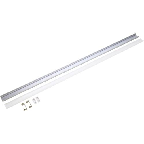 1pcs 30/50cm U/V/YW-Style Shaped LED Bar Lights Aluminum Channel Holder Cover End Up For LED Strip Light