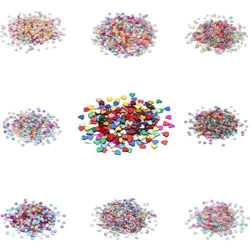 30g 3-4mm Nail Art Decoration Mix Star Sequin Shell Confetti Sprinkles Heart Glitter For DIY Jewelry Making Epoxy Resin Molds