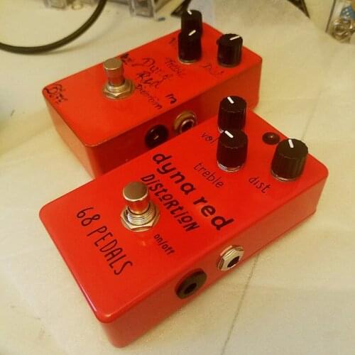 68pedals dyna red distortion monoblock effect BJFE