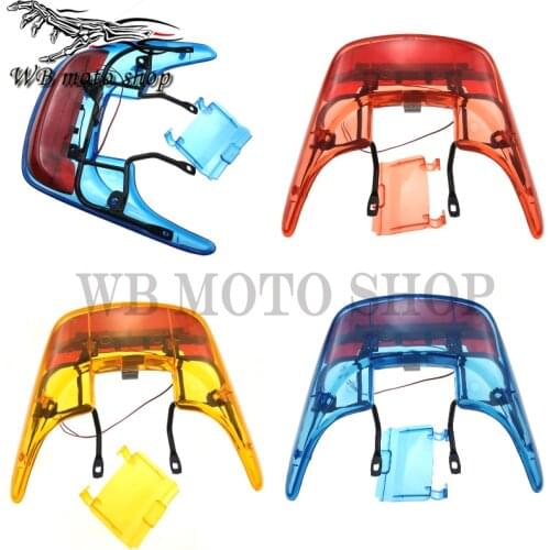 Motorcycle Accessories for HONDA DIO AF27 AF28 scooter paint Rear wings Rear spoiler taillight Bracket rear shelf