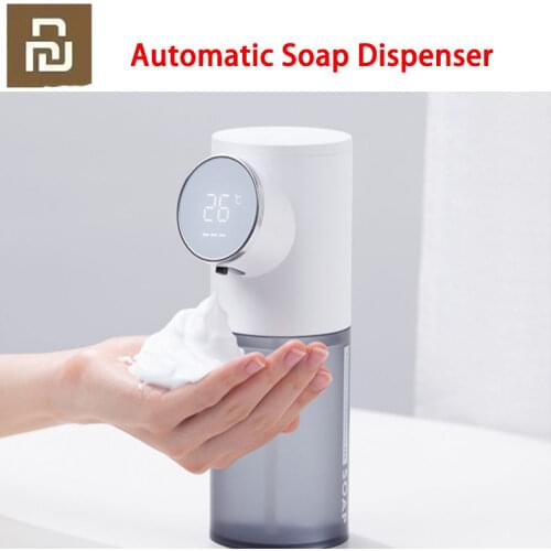 Xiaomi Automatic Soap Dispenser USB Rechargeable 320ml Liquid Soap Dispensers Digital Display Foam Hand Sanitizer Machine