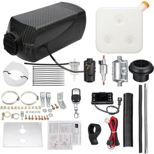 24V Car Heater 5KW Car Parking Air Diesels Fuel Heater 1 Hole 5000W for RV Boats Motorhome Trucks Trailer Car Accessories