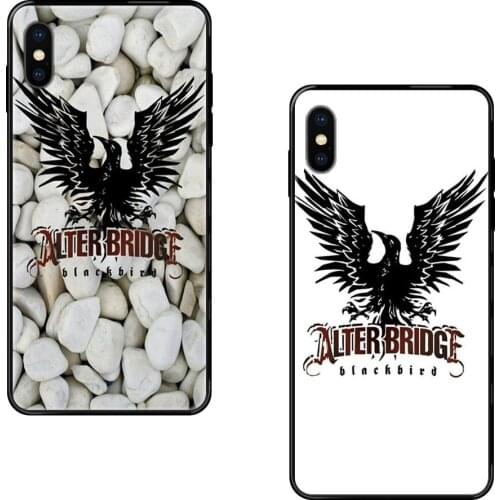 For Galaxy S5 S6 S7 S8 S9 S10 S10e S20 edge Lite Plus Ultra Fashion Alter Bridge Crows Famous Black Soft Art Print Cover Case