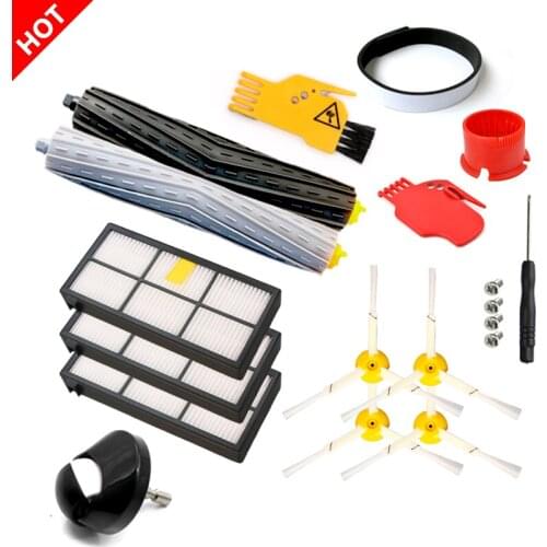 Filter Debris Extractor side brush for iRobot Roomba 800 900 Series 980 960 890 880 870 860 Caster Assembly Front Castor Wheel