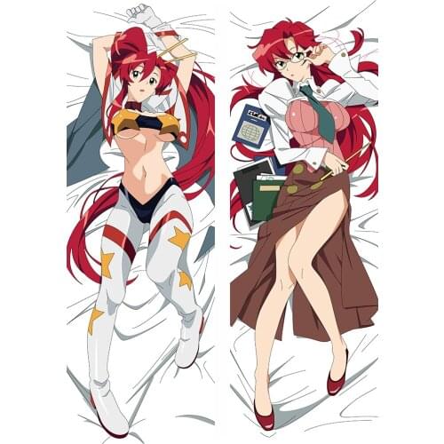 September update Anime Tengen Toppa Gurren Lagann yoko & Nia Teppelin Dakimakura body pillow case hugging Body pillowcase cover