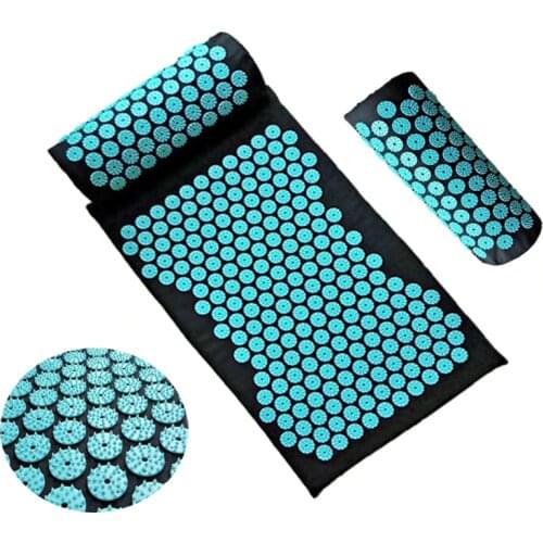 Relieve Stress Pain Massage Mat Acupuncture Yoga Mat Acupressure Pillow Cushion Body Back Muscle Pain Relief Acupuncture Mat