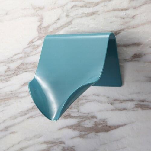 Fashion ABS Soap Box Tray Bath Wall-mounted Soap Dish Holder Fast Draining Stylish Design Bathroom Soap Storage Tools