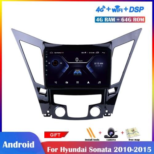 10.1inch Android Multimedia Player For Hyundai Sonata 2010-2015 Car Radio Stereo Navigation DSP Touch IPS Screen Bluetooth