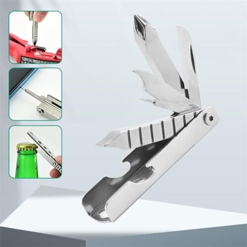 HANCENT 12 Functions EDC Pocket Multitool Stainless Steel Multifunction EDC Multitool Folding Knives Plier Kit