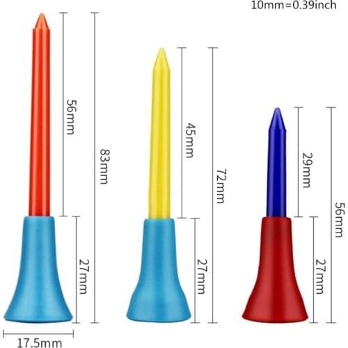 Consistent Color Plastic Golf Ball Holder Equipment Beginners Practice Training Accessory for Golfing Practice