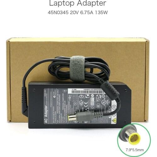 RongTop 135W 20V 6.75A 7.9*5.5mm Laptop Charger For Lenovo 45N0345 45N0346 ADL135NDC3A 45N0052 45N0058