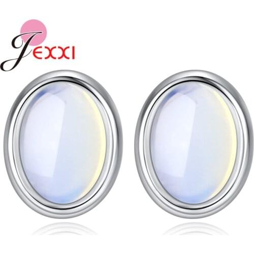 New Fashion Concise 925 Sterling Silver Boutique Lady Stud Earrings Cartilage Piercing Earrings Stylish Jewelry Lovers Gift