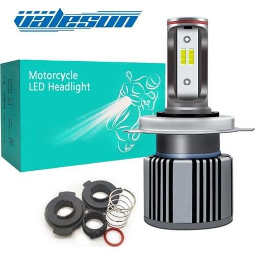 Valesun LED Motor Headlamp H4 P15D(H6M) BA20D(H6) 4000Lm CSP LED Motorcycle Headlight DC 9-80V 6000K
