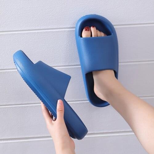 Universal Quick-drying Thickened Non-slip Sandals Thick Sole House Slippers Bathroom Footwear Summer Beach Sandal Slipper