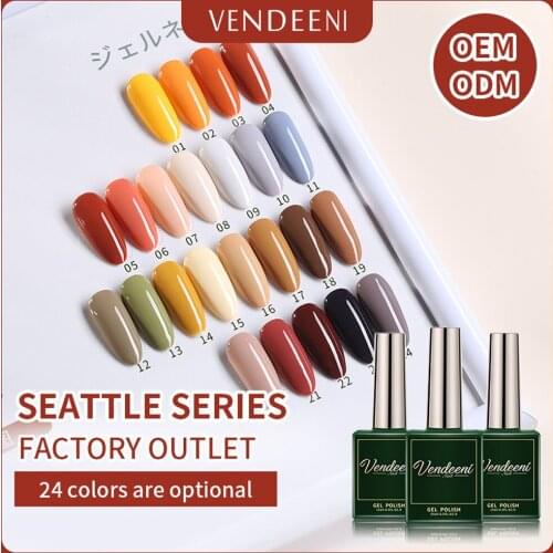 VDN 24Colors Nail Gel Polish 15ml Varnish For Soak Off Nail UV LED Nail Polish Varnish Gel