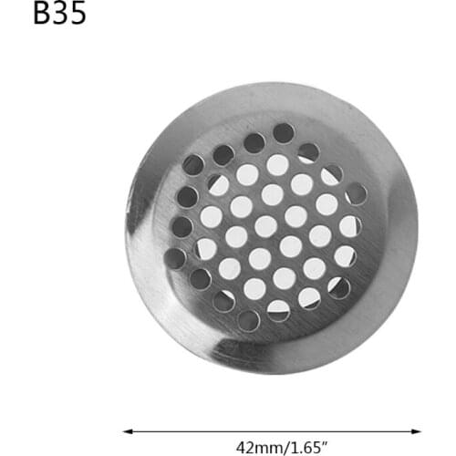Stainless Steel Air Vent Hole Ventilation Louver Round Shaped Venting Mesh Holes