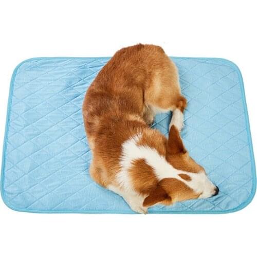 Summer Ice Silk Waterproof Ice Pad For Cat Dog Changing Pad Detachable Washable Cool Mattress Suitable Pet Supplies