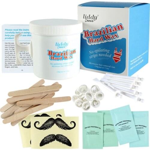 Liddy Skin Body Removal Wax Nose Hair Removal Wax Microwave Hair Removal Wax Set Facial Hair Remover