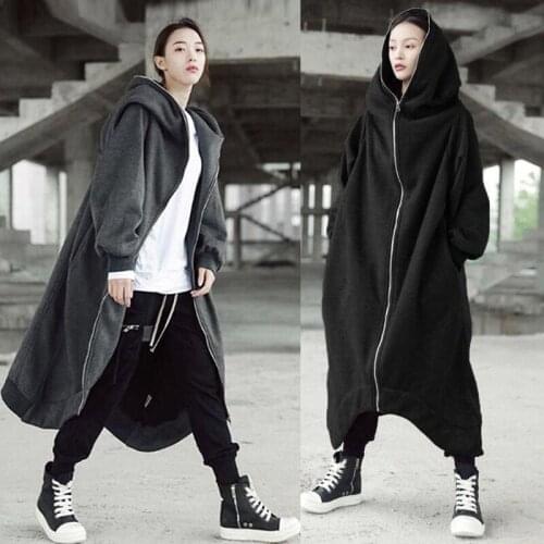 Women Long Sleeve Hooded Coats 2021 Autumn Winter Fleece Jackets Zipper Sweatshirt Coat Loose Outwear Female Windbreakers Hooded