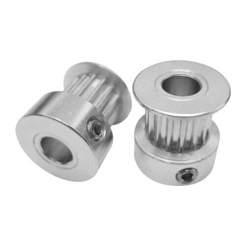 100pcs/Lot GT2 Timing Pulley 16 Teeth ( 16teeth ) Alumium Bore 5mm Fit for 6mm Width GT2 Belt 3D Printer Parts Wholesale