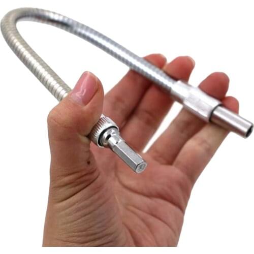 200mm Flexible Shaft Tool Metal Drill Screwdriver Bit Holder Connect Link Multitul Hex Shank Extension Snake Bit