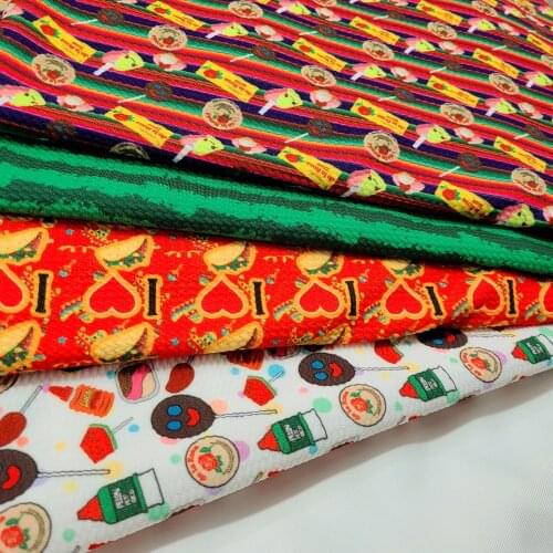 50cm*140cm Mexican styles Butterfly Printed Bullet Texture MINI TOXICA Liverpool Fabric,Stretch Knit Fabric K5831