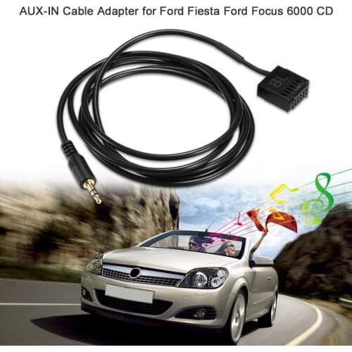 AUX-IN Cable Adapter 6000-CD Aux Car Stereo Fit for Ford Fiesta Ford Focus 6000 CD Car Accessories