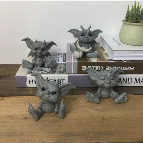 Baby Goblin Garden Decor Courtyard Statue Lovely Resin Creative Outdoor Villa Balcony Gardening Landscape Decoration Sculpture