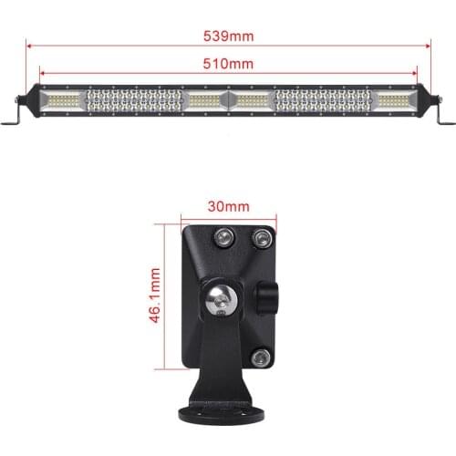 DRL Led Auto Fog Light 3000K 6000K Led Work Light Bar 22 Inch 12V 24V for Off Road 4WD 4x4 Truck SUV ATV Driving Lighting