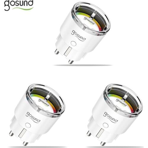 Gosund WiFi MINI Smart Plug Tuya Remote Control Home Appliances Smart Socket Works with Alexa Google Home No Hub Required