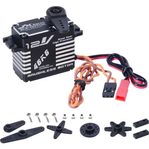JX Servo BLS-12V7146 41g 7kg Brushless High Precision Steel Gear Full Digital Servo For RC Car Crawler Boat Airplane Helicopter