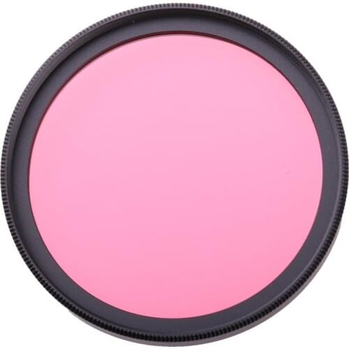 Camera Filter 52mm Full Pink Color Lens Filter for Nikon D3100 D3200 D5100 SLR Camera lens