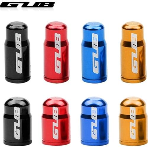 GUB 4PCS Schrader or Presta Nipple Cap Bicycle Valve Alloy Lid Optional A/V F/V Light Weight Erosion Rustic Free