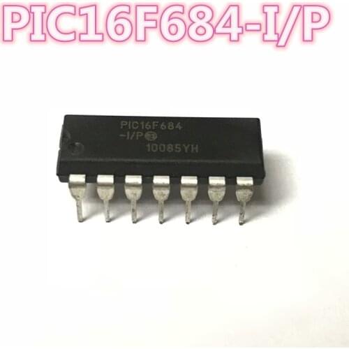 Good quality PIC16F684-I/P PIC16F684 16F684-I/P 16F684 DIP-14 Embedded processors and controllers Free shipping