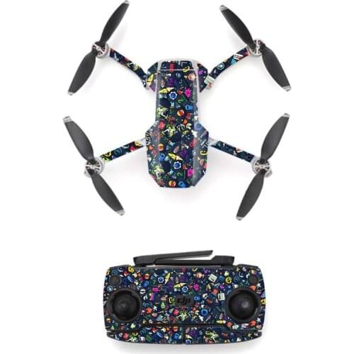 Multi Pattern Style Waterproof skin Sticker for DJI Mavic Mini Drone And Remote Controller Decal Vinyl Skins Cover 5 Styles