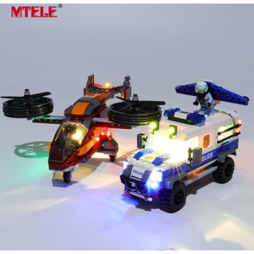 MTELE LED Light Kit For 60209 Sky Police Diamond Heist