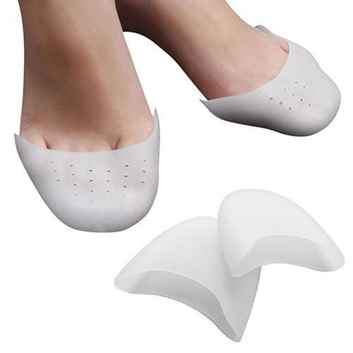 Womens Professional Soft Ballet Pointe Silicone Gel Toe Pad Dance Shoe Pads Comfortable and soft, great stretching performance