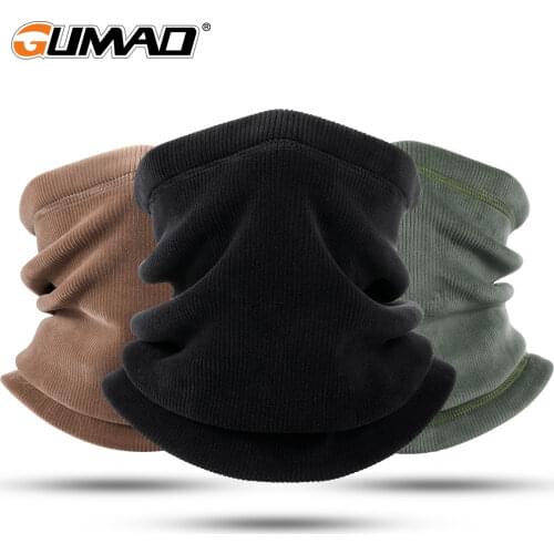 Winter Fleece Neck Warmer Gaiter Tube Scarf Skating Running Sport Face Mask Cover Ski Snowboard Hiking Cycling Bandana Men Women