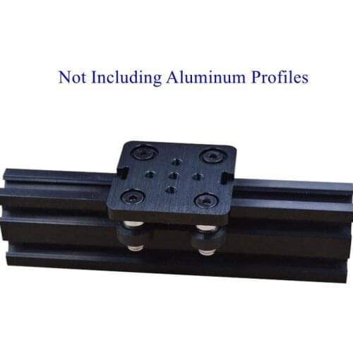 1sets T6x50x50mm Openbuilds Mini V Gantry Set V Gantry plate for 3D Printer V-slot Mini V Linear Actuator System