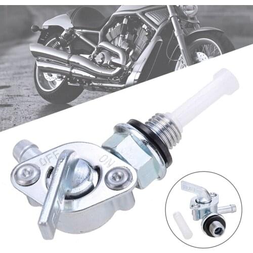 1pc 10mm Motorcycle Generator Accessories Metal Oil Fuel Tank Switch Assembly For Scooter ATV Quad Pocket Pit Dirt Bike Go Kart