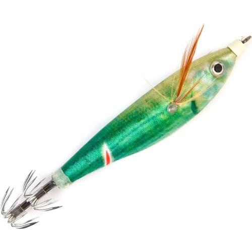 1PC Soft Fishing Lure Hook 10g 8cm Bait 8 Colors Barbed Simulation Cuttlefish High Carbon Steel Hooks 3D Eyes Hairy Luminous