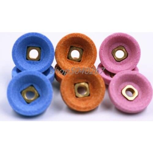 10Pcs 30mm Grinding Wheel Cup 60# 80# 100# 120# Abrasive For Micro Grinder Pneumatic Abrasive Stone Point Polishing Accessories