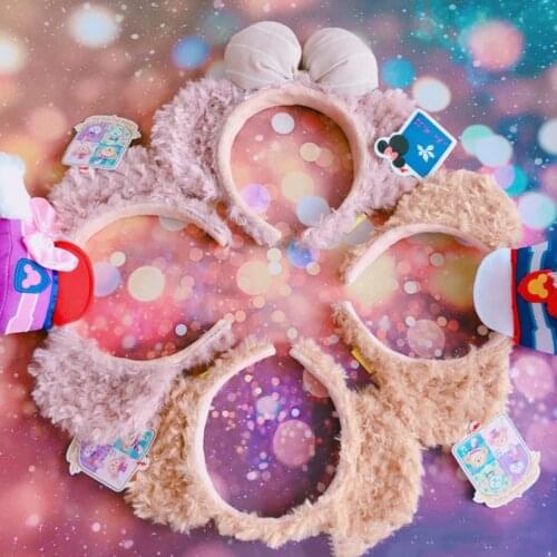 2020 Women Headband Girls Party Headdress Gift Big Ear Cartoon Kawaii Plush Toy Pretend Play Birthday Gifts