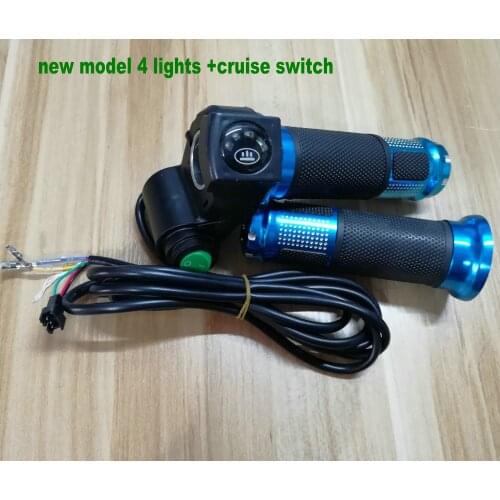 24v36v48v Battery Power/Battery Level/Capacity Indicator+Lock/Cruise Switch+Twist Throttle Electric Scooter Bicycle MTB Parts