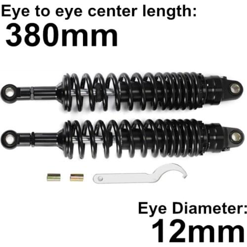380mm brand new motorcycle rear shock absorber FOR Yamaha XT500 Suzuki RM370 SP500 GT550