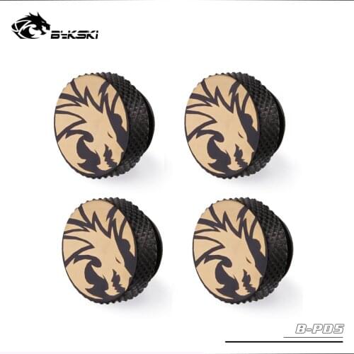 4pcs/lots / BYKSKI G1/4'' Plug Water Cooling System Metal Sealing Lock Radiator End Plug PC Accessories Fitting B-PD5