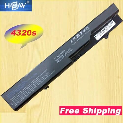 HSW 6 Cells 5200mAh Laptop Battery For HP ProBook 4320 4325s 4320s 4321 525s 4321s 4520s 4320t 4326s 4420s 4421s 4425s 4520 620